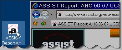 Screenshot of ASSIST icon on desktop